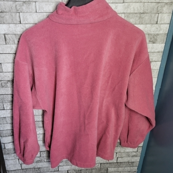 Tipsy size Large pink zip up Lake Tahoe fleece‎ - Picture 3 of 4
